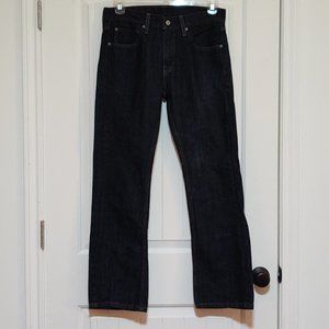 Levi 527 dark wash blue denim Jeans 31x30 excellent condition like new preowned